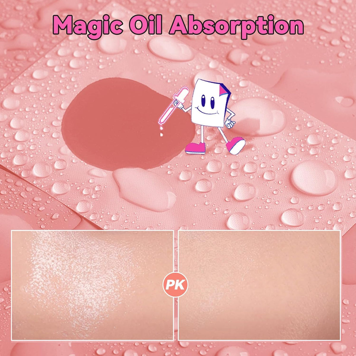 2 Packs Oil Blotting Sheets for face 110ct - Oil Absorbing Papers