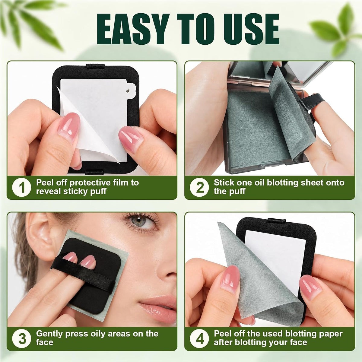 600 PCS Oil Blotting Sheets for Face, Makeup Friendly Oil Absorbing Sheets
