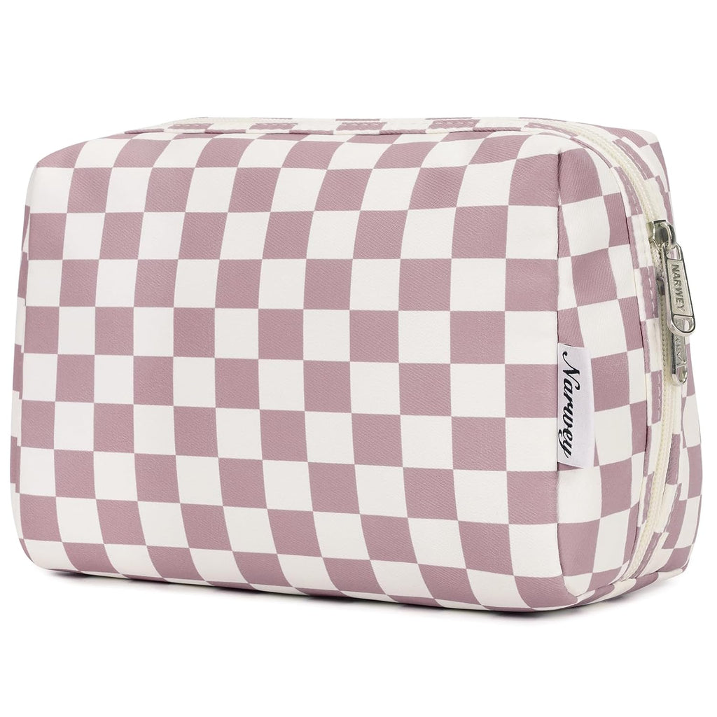Narwey Makeup Bag Travel Toiletry Bag, Cosmetic Bag for Women Girls