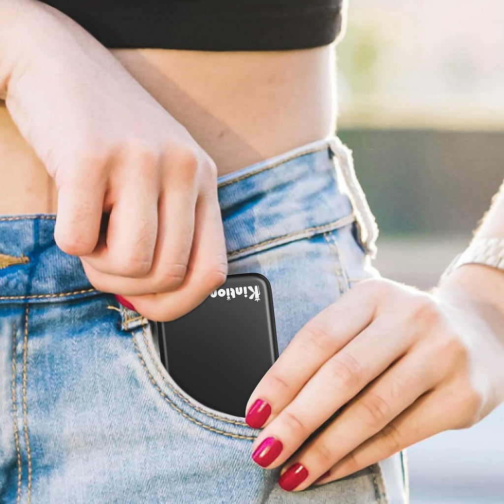 Kintion Rechargeable Pocket Mirror, 1X/3X Portable Compact Mirror