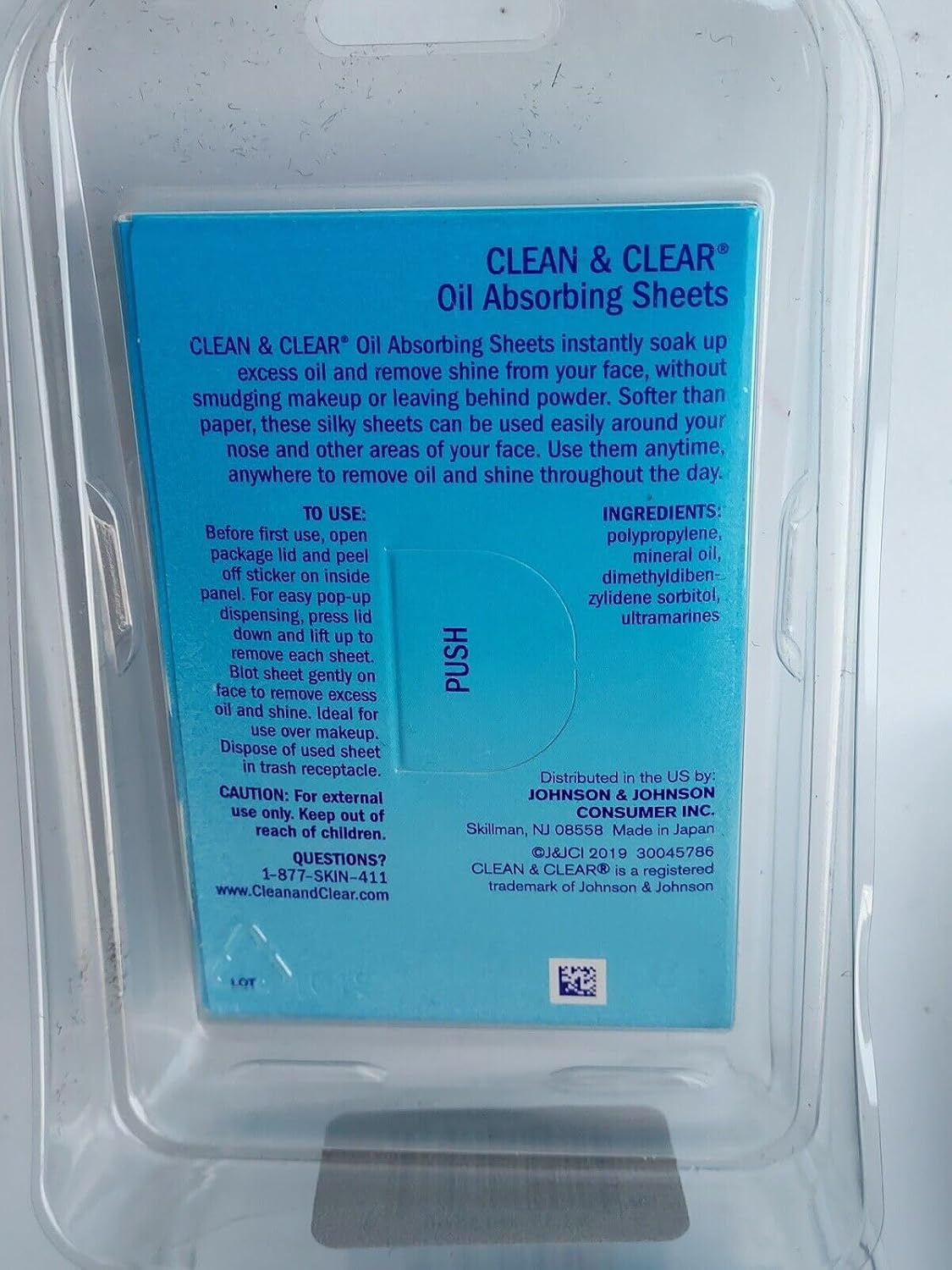 Clean & Clear Oil-Absorbing Sheets, 50-Count Sheets (Pack of 4)