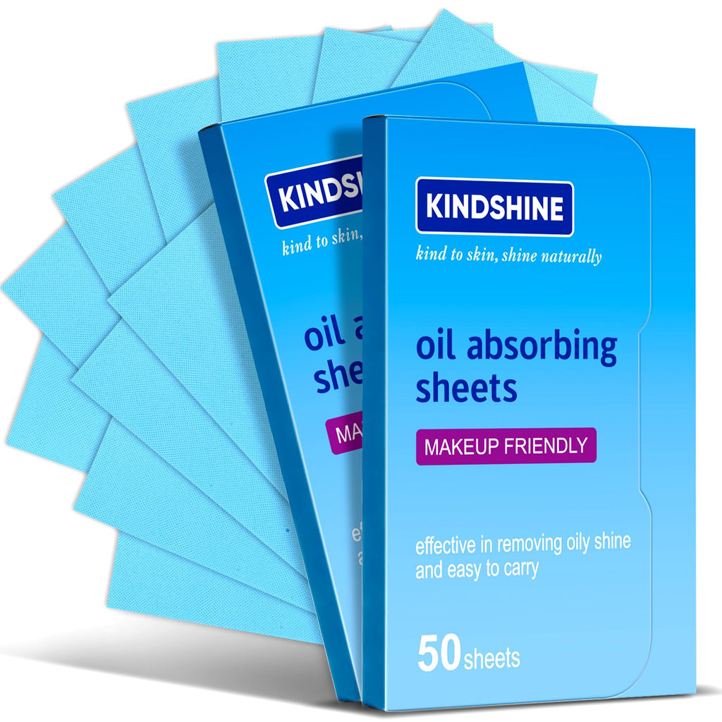 KINESHINE 300Pcs High-Performance Oil Absorbing Sheets for Face