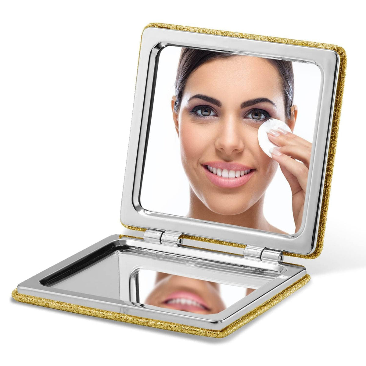 OMIRO Compact Mirror with 3x/1x Magnification, 3.4" Pocket Mirror