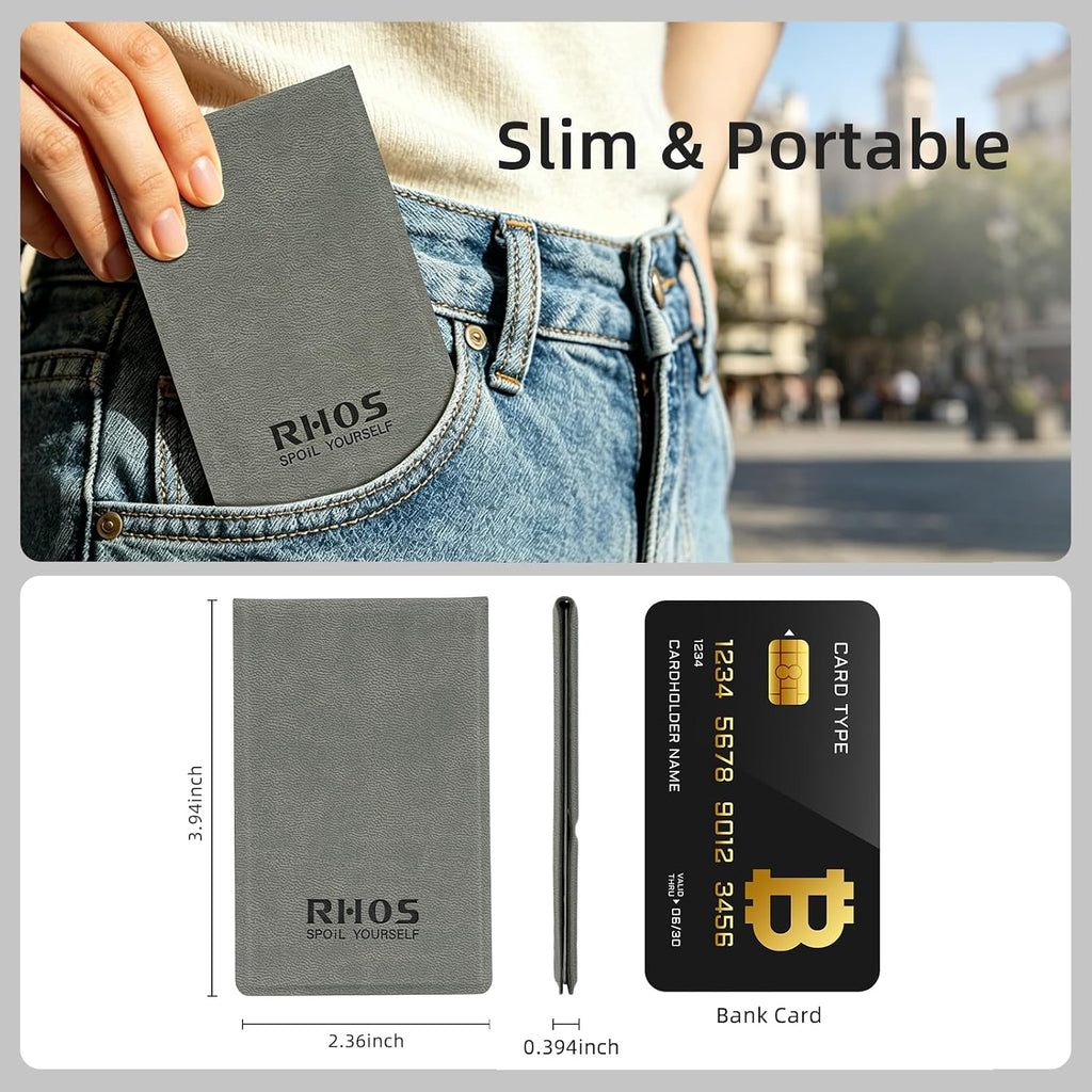 RHOS Shatterproof Stainless Steel Pocket Mirror (Rectangular, Grey)