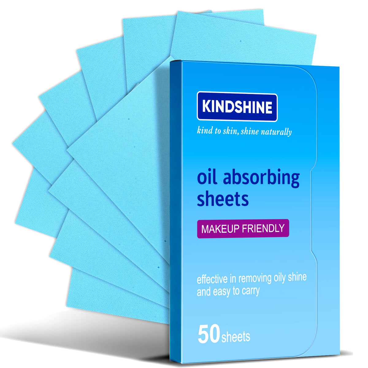 KINESHINE 100Pcs High-Performance Oil Absorbing Sheets for Face