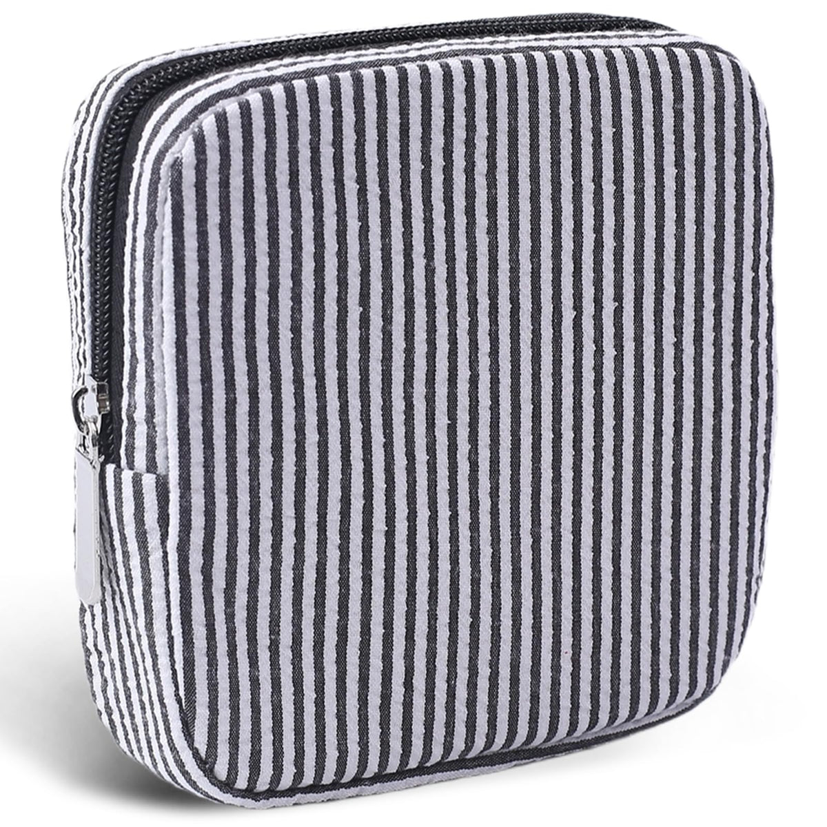 Sanitary Napkin Storage Bag, Corduroy Period Bag for Women, Cute Portable Period Pouch with Zipper, Sanitary Pads Bag Tampons Holder for Purse, First Period
