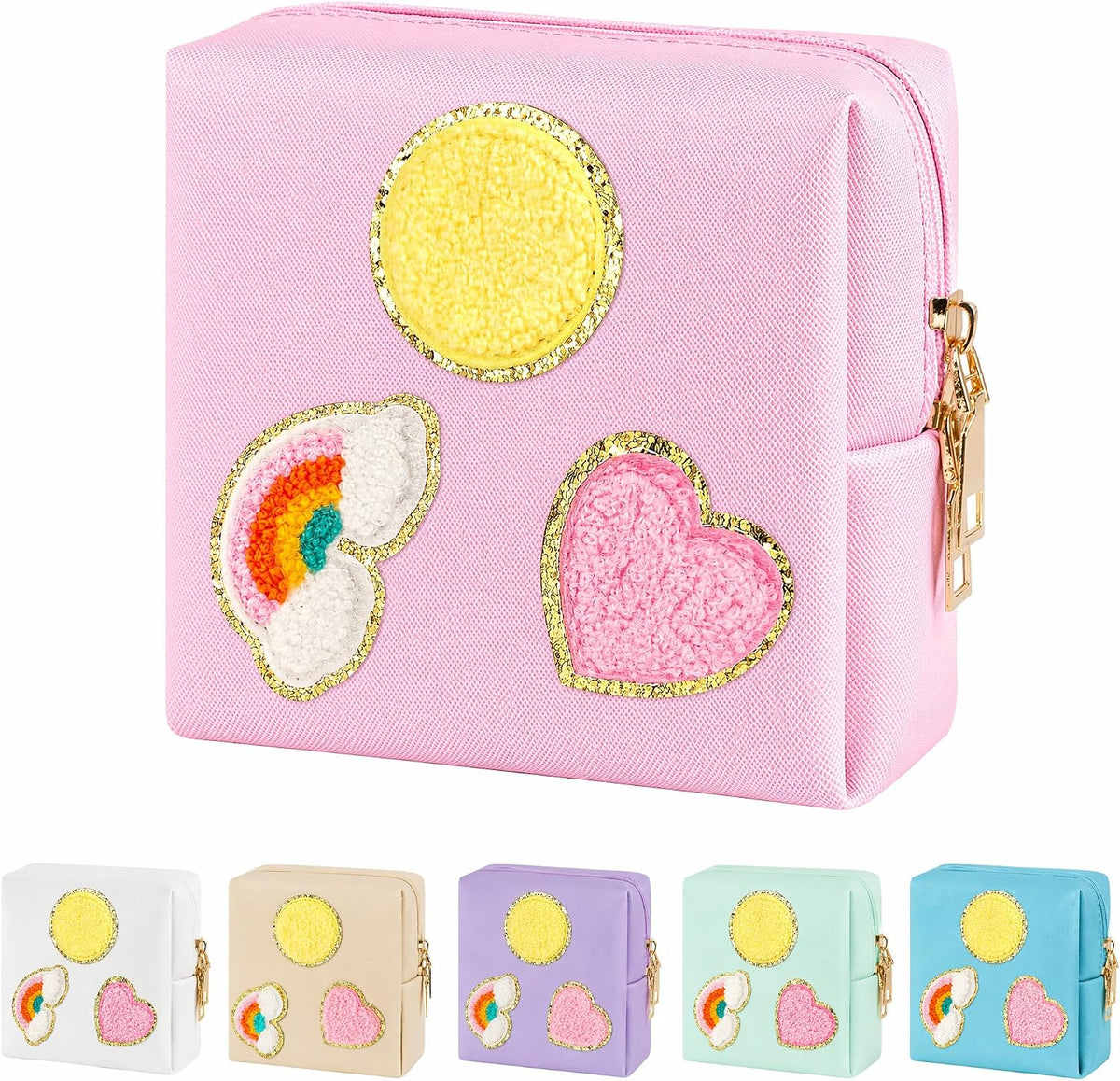 airogym Period Bag for Teen Girls, Corduroy Sanitary Napkin Storage Bag, Menstrual Pad Pouches Tampon Holder for Purse