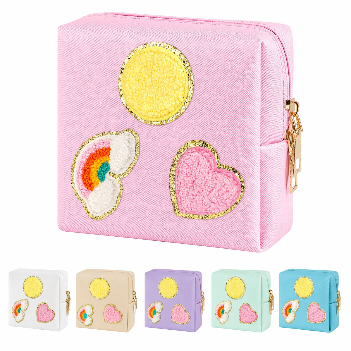 airogym Period Bag for Teen Girls, Corduroy Sanitary Napkin Storage Bag, Menstrual Pad Pouches Tampon Holder for Purse