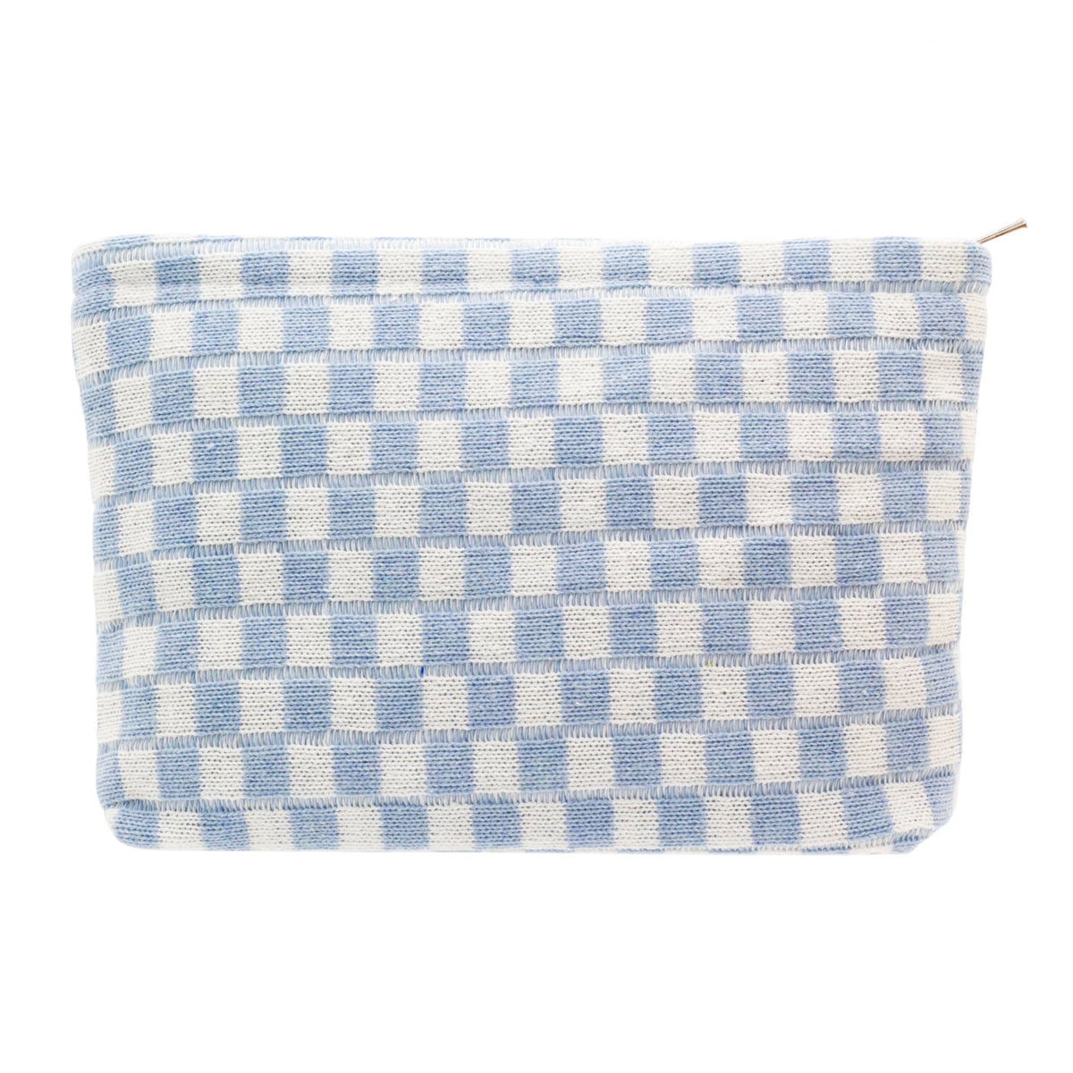 PAZIMIIK Checkered Makeup Bag for Purse Portable Zipper Make Up Pouch Small Cosmetic Case for Travel Accessories (Hotpink)