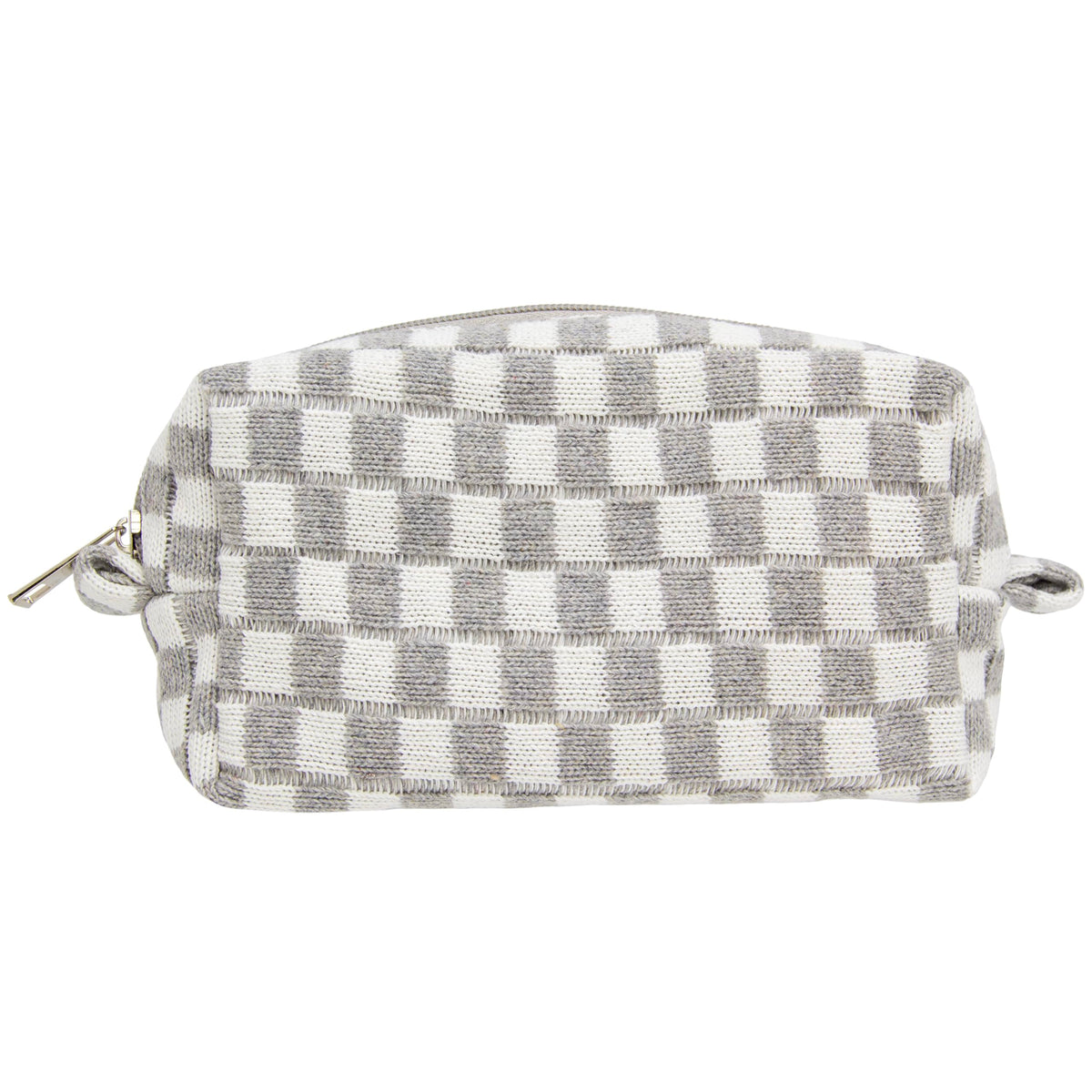 PAZIMIIK Checkered Makeup Bag for Purse Portable Zipper Make Up Pouch Small Cosmetic Case for Travel Accessories (Hotpink)