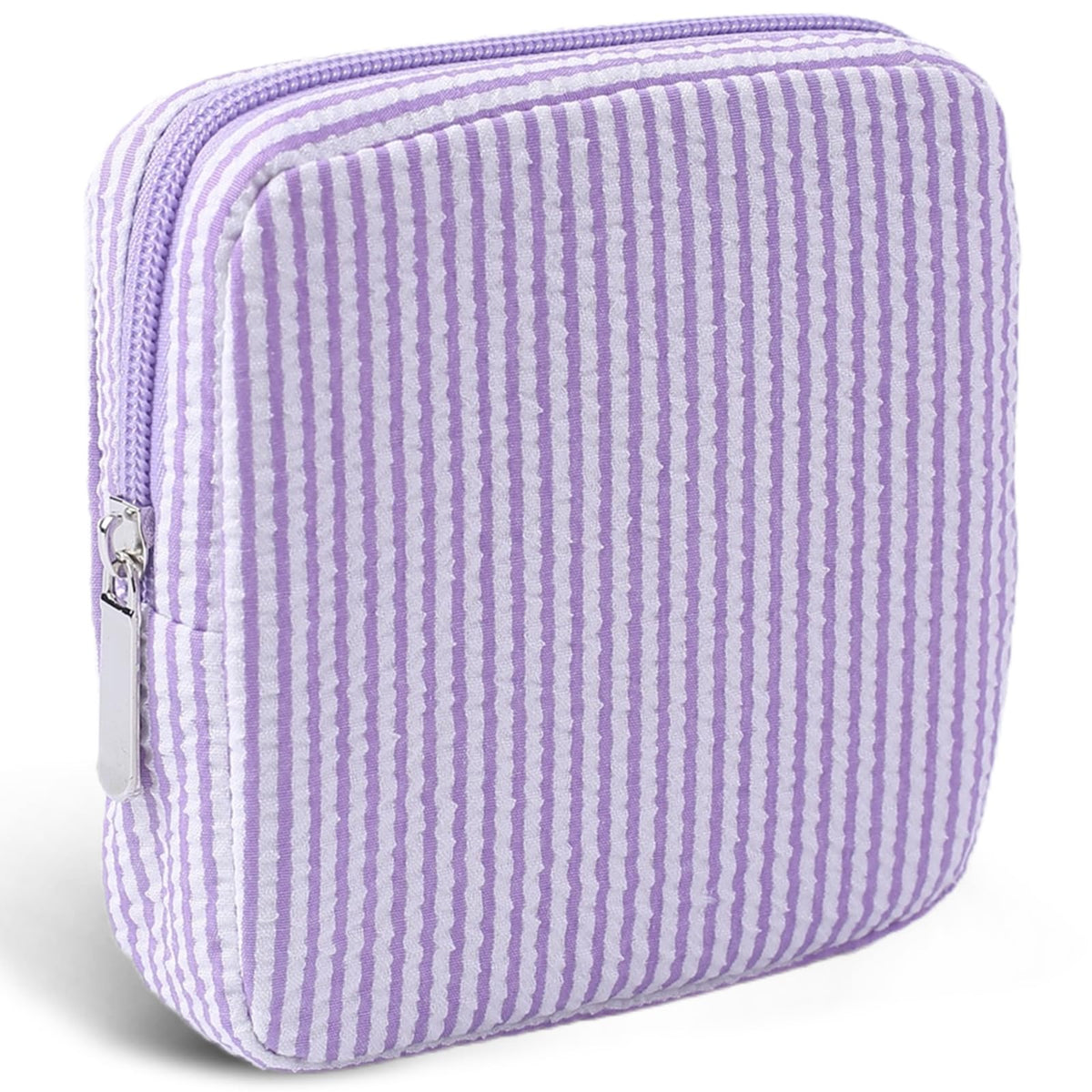 Sanitary Napkin Storage Bag, Corduroy Period Bag for Women, Cute Portable Period Pouch with Zipper, Sanitary Pads Bag Tampons Holder for Purse, First Period