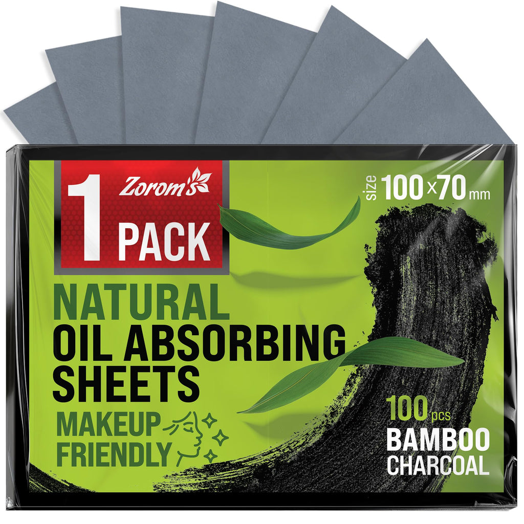 Oil Blotting Sheets for Face – 4pk/400 - Makeup Friendly – High Absorbency