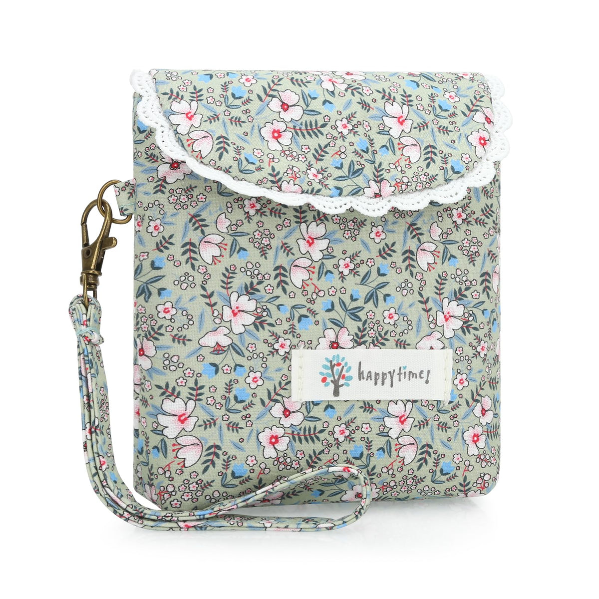 Vintage Floral Period Bag, Sanitary Pad & Tampon Organizer Pink