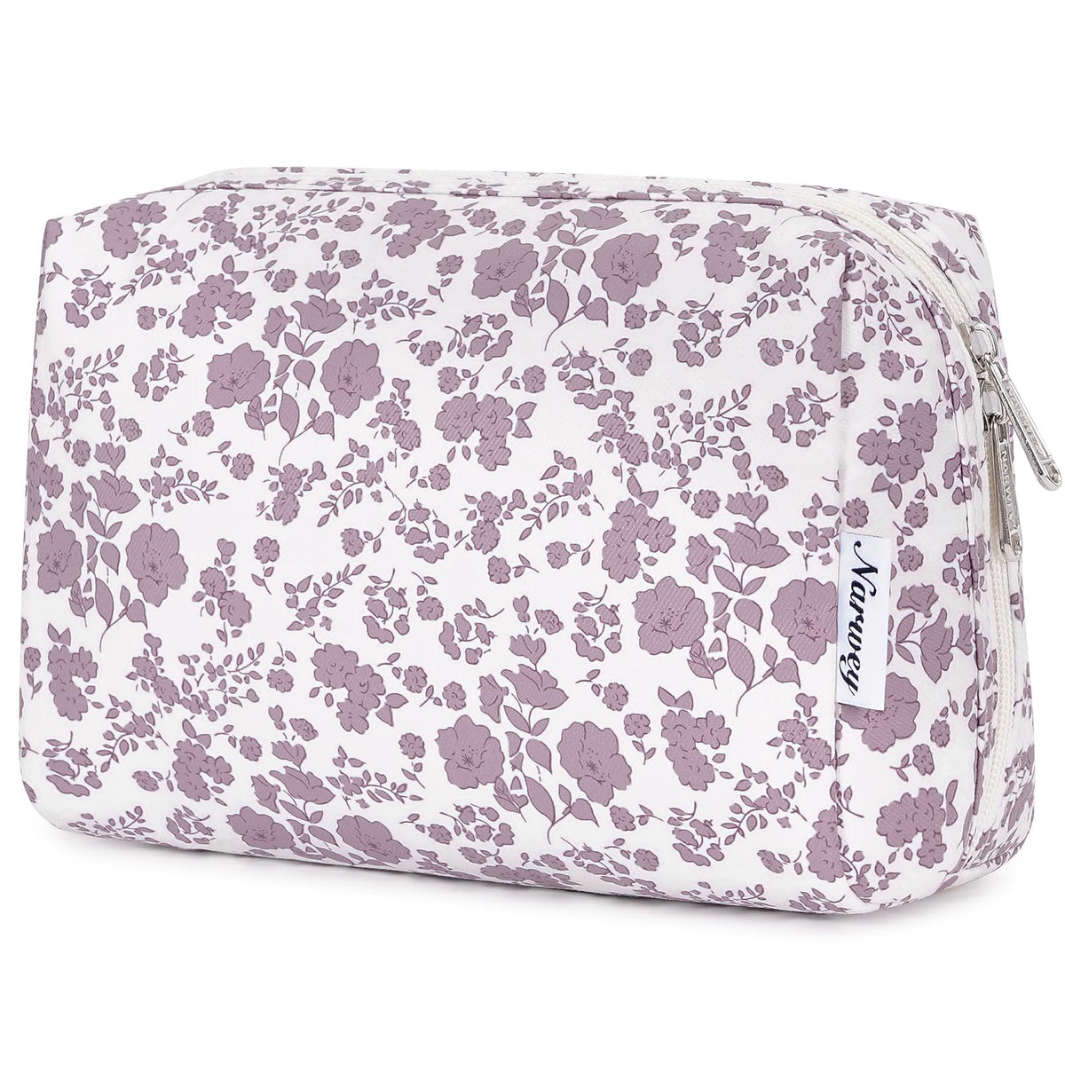 Narwey Makeup Bag Travel Toiletry Bag, Cosmetic Bag for Women Girls