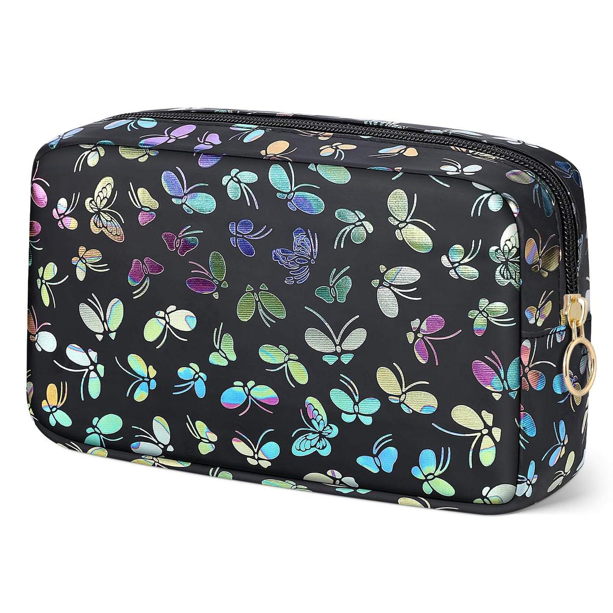 Likesing Period Bag Pouch, Leather Tampon Holder for Purse-Black