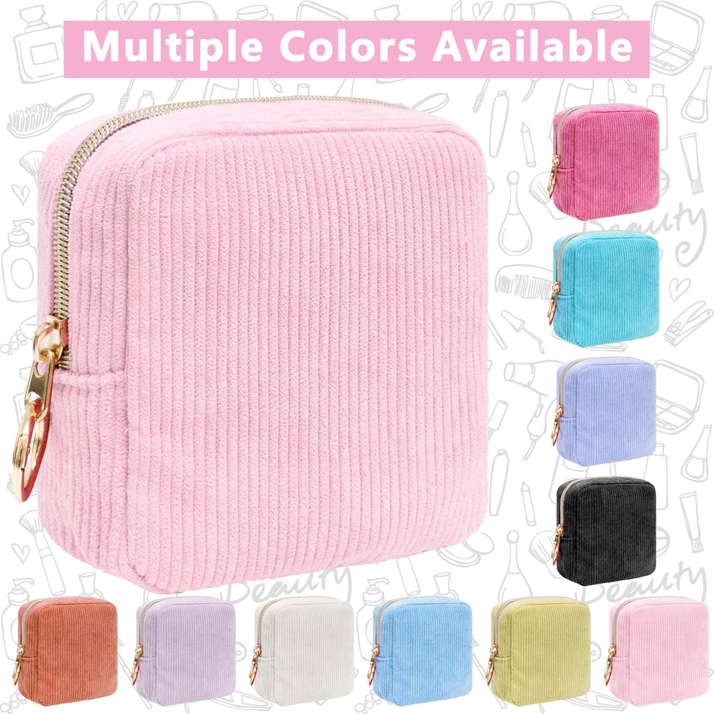 Period Bag for Girls,Corduroy Sanitary Napkin Storage Bag