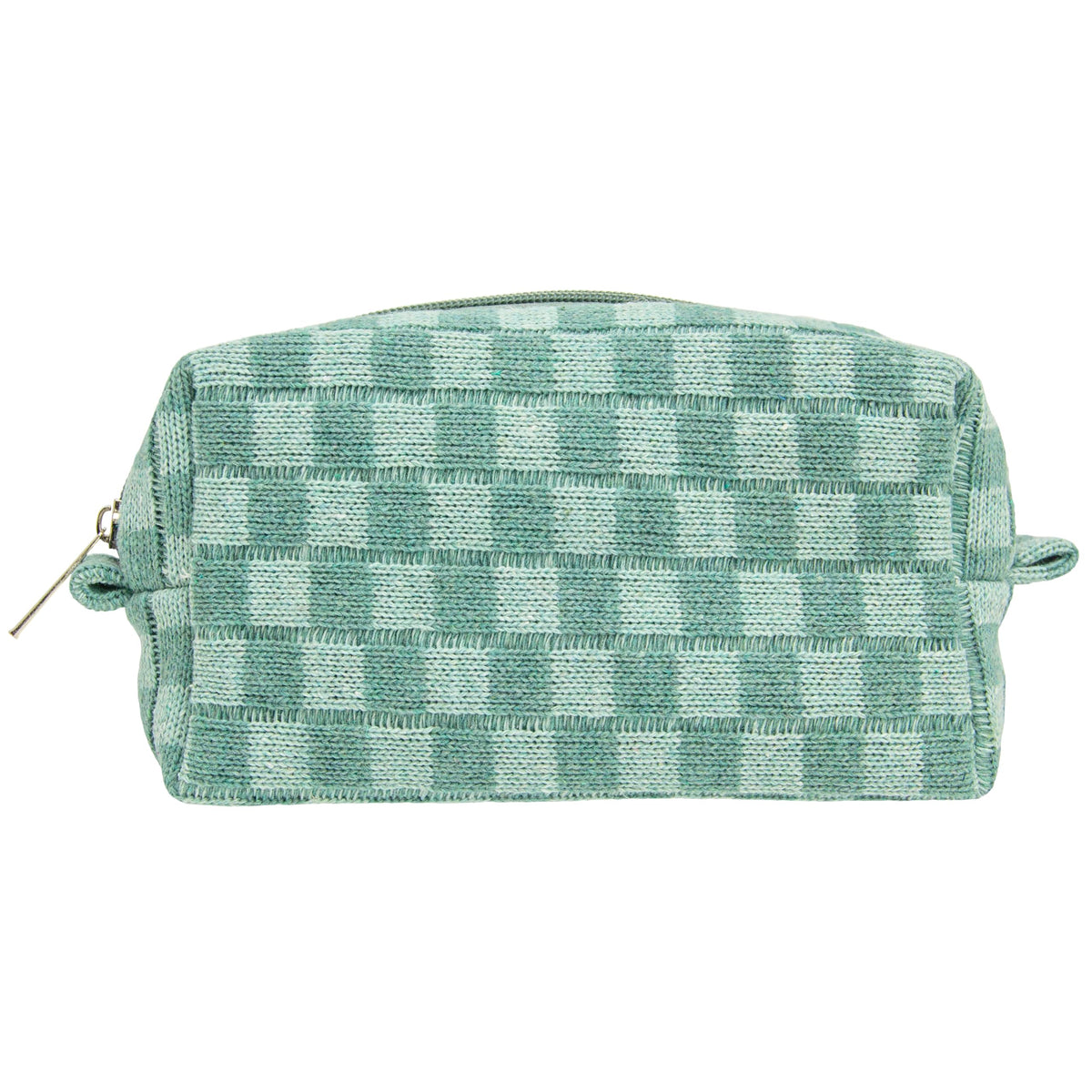 PAZIMIIK Checkered Makeup Bag for Purse Portable Zipper Make Up Pouch Small Cosmetic Case for Travel Accessories (Hotpink)