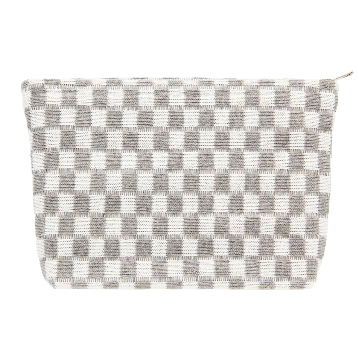 PAZIMIIK Checkered Makeup Bag for Purse Portable Zipper Make Up Pouch Small Cosmetic Case for Travel Accessories (Hotpink)