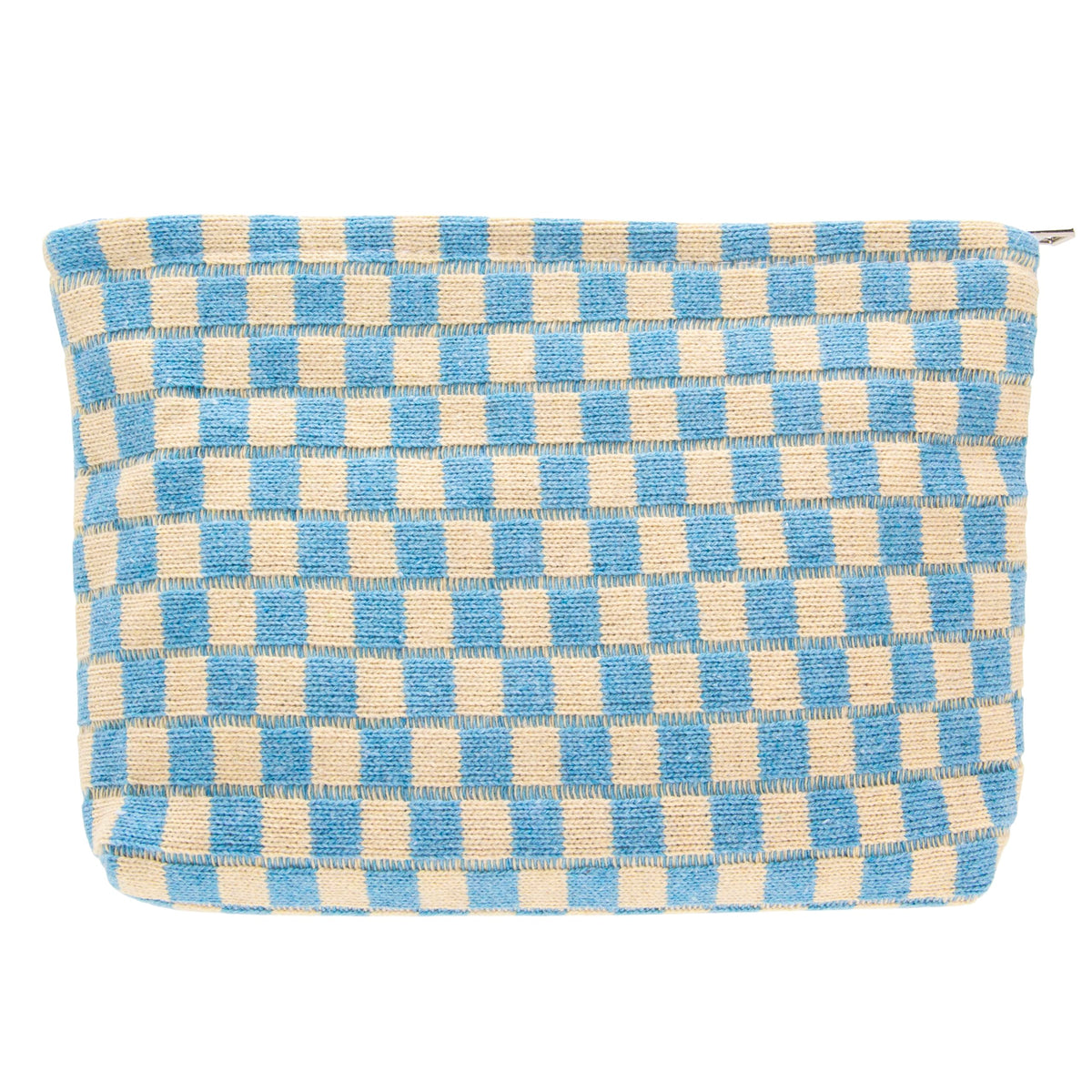 PAZIMIIK Checkered Makeup Bag for Purse Portable Zipper Make Up Pouch Small Cosmetic Case for Travel Accessories (Hotpink)