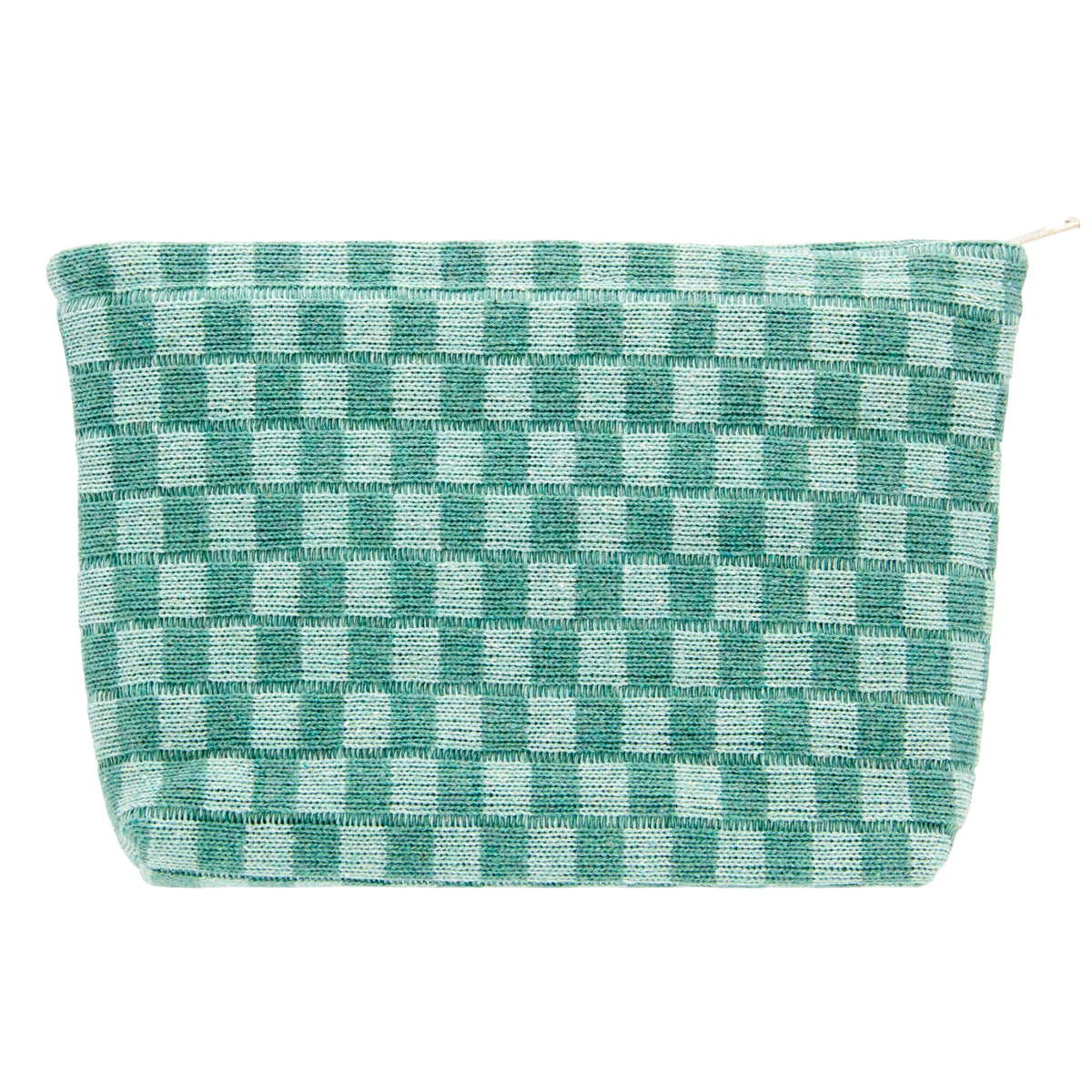 PAZIMIIK Checkered Makeup Bag for Purse Portable Zipper Make Up Pouch Small Cosmetic Case for Travel Accessories (Hotpink)